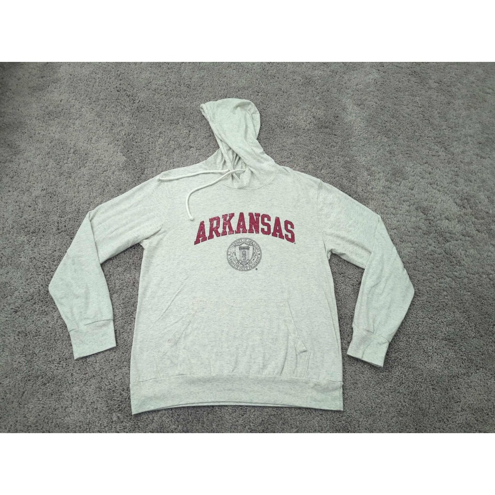 University of Arkansas Hoodie Mens Medium Reserve Collection‎ by Blue 84 Gray